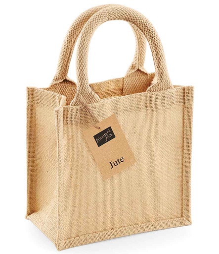 [W411 NAT] Westford Mill Jute Petite Gift Bag