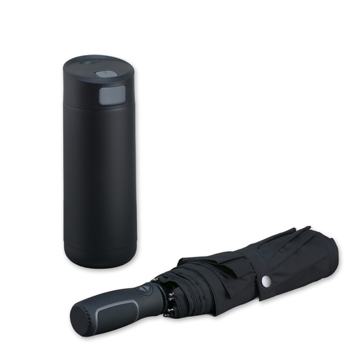 Dynamic Set: coffee mug 450 ml & automatic umbrella