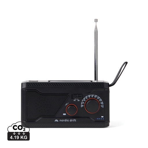 [ND430.0401] Nordic Drift Titan IPX4 multifunctional radio 4000mah