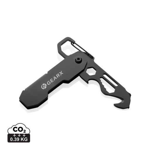 [P221.2701] Gear X foldable EDC tool with carabiner and parcel cutter