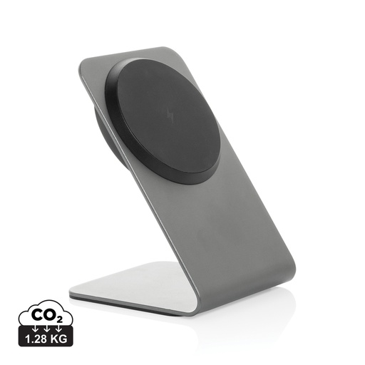 [P309.1002] Terra aluminium 15W magnetic wireless charging phone stand