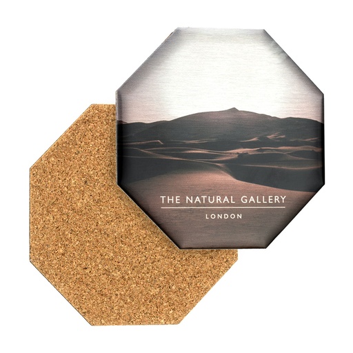 Aluminium Coaster 90mm Octagon