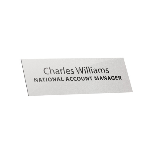 [ANP3] Aluminium Plate To Fit 8 ins x 2 ins Holder