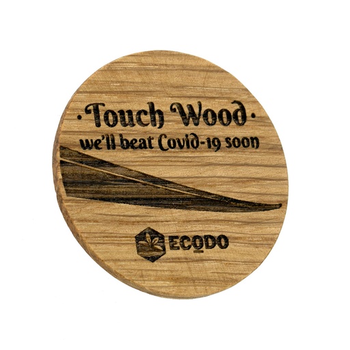 [WDF22] Oak Fridge Magnet 45mm Round
