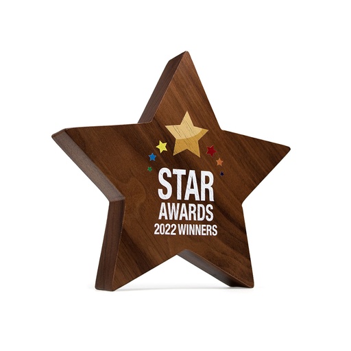 Wood Star Award 126mm x 120mm