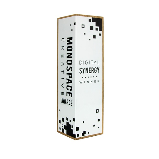 Medium Column With Aluminium Wrap Award 70mm x 70mm x 245mm