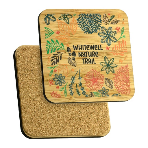 [BMB-C92S-BAMBOO] Bamboo Coaster 92mm Square