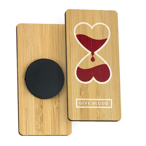 [BMB-FMB-BAMBOO] Bespoke Shape Bamboo Fridge Magnet up to 70mm x 70mm