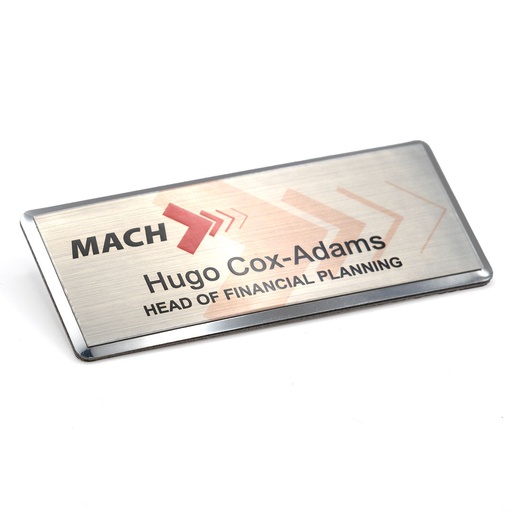 Excel Framed Name Badge 75mm x 32mm