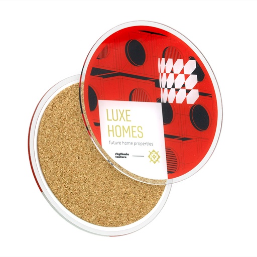 [RE-ACRC-RO] Recycled Acrylic Coaster Round