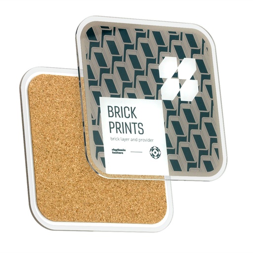 [RE-ACRC-SQ] Recycled Acrylic Coaster Square