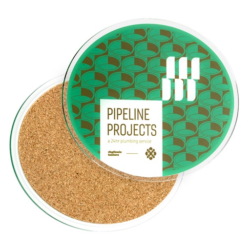 [RE-ACRC-OV-M] Recycled Acrylic Coaster Oval Medium