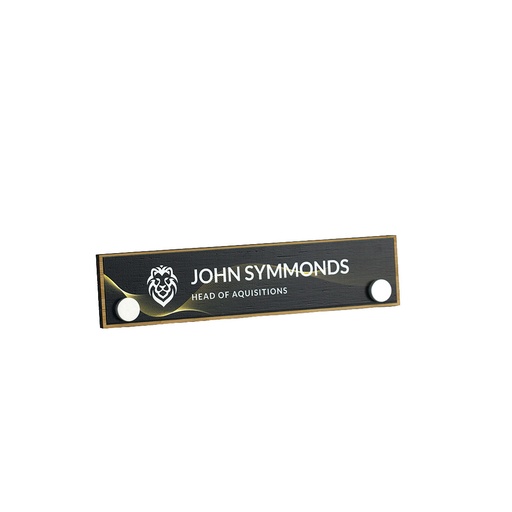 [BMB-NP-2] Bamboo Pillar Nameplate 180mm x 40mm