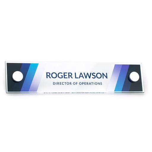 [ACR-DP-1] Acrylic Pillar Doorplate 160mm x 40mm