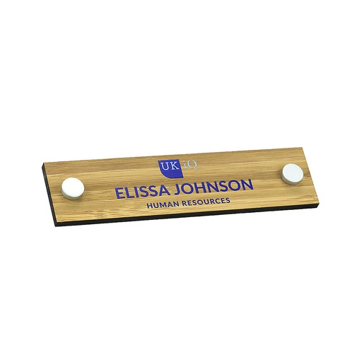 [BMB-DP-1] Bamboo Pillar Doorplate 160mm x 40mm