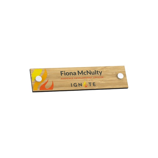 [BMB-DP-3] Bamboo Pillar Doorplate 200mm x 50mm
