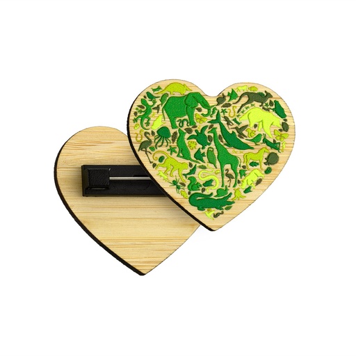 [BMP-PB50] Bamboo Printed Pin Badge Upto 50x50mm