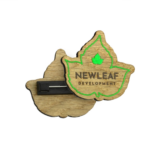 [WDP-PB50] Oak Printed Pin Badge Upto 50x50mm