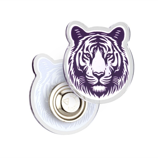 [ACR-PB35M] Recycled Acrylic Clutch Pin Badge with Magnet Fitting Upto 35x35mm