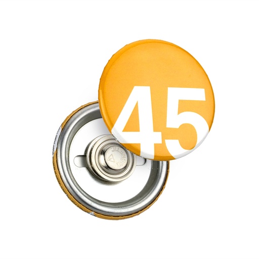 [AM-BB45M] 45mm All Metal Button Badge with Magnet Fitting