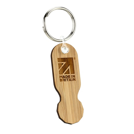 [BMB-TK1] Single Sided Bamboo Trolley Keyring