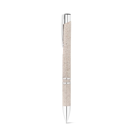 [91771-150] BETA WHEAT. Straw fibre and ABS ball pen with clip