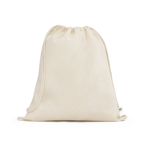 [92527-150] BELIZE. 100% organic cotton drawstring bag (140 g/m²)