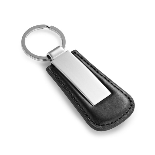 [93171-103] BACHMANN. Metal Keyring with PU surround