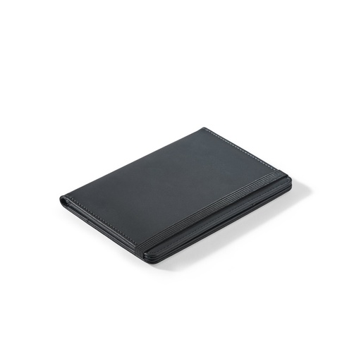 [95129-103] BRAM. PU passport holder with an elasticated closure and multiple pockets