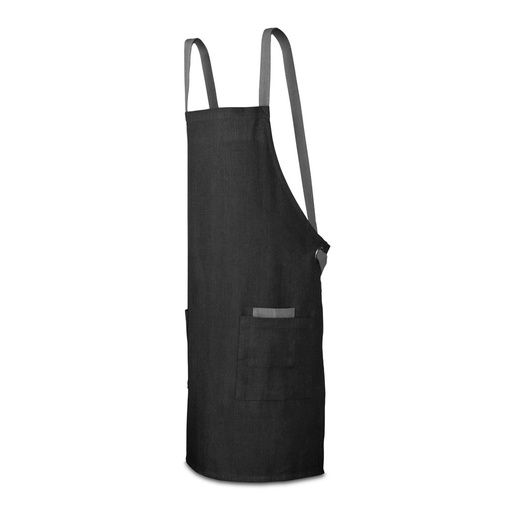 CARDAMOM. Cotton (80% recycled) and polyester (20% recycled) apron (220 g/m²)