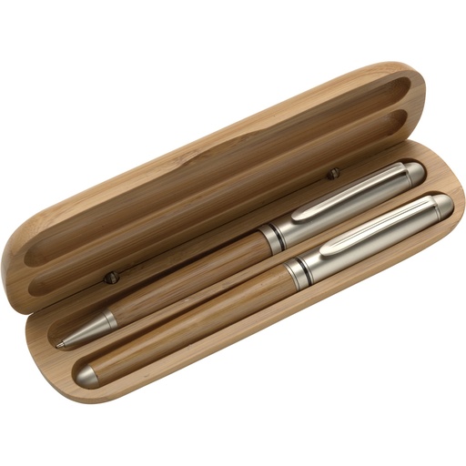 [5784-011] Bamboo ballpen and rollerpen