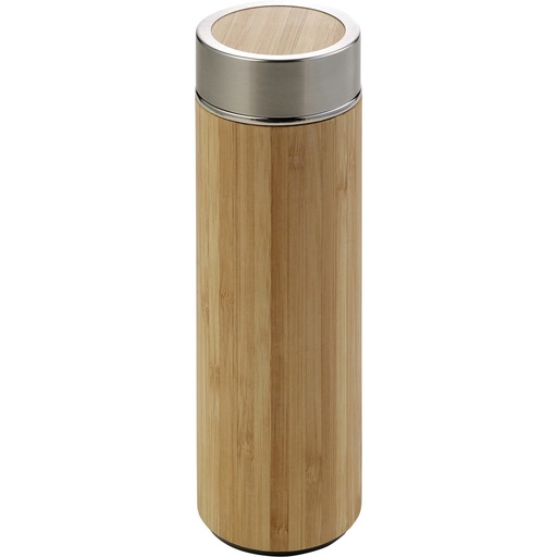 [8858-011] Bamboo bottle with tea infuser (420ml)