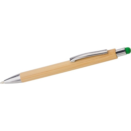 Bamboo and plastic ballpen