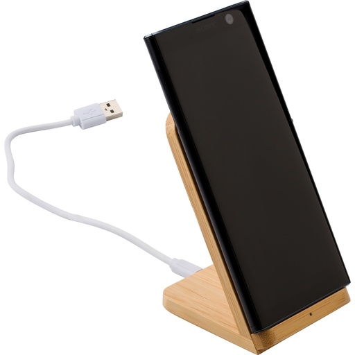 [675068-823] Bamboo phone holder