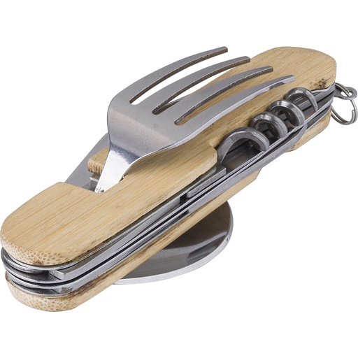 [1015128-011] Bamboo cutlery set