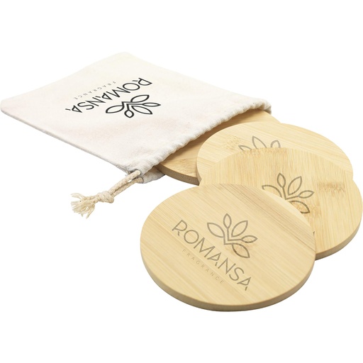 [261731-311] Bamboo coaster set