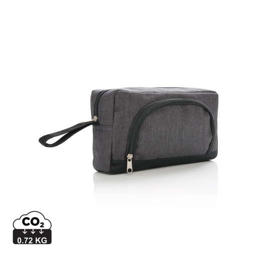 [P703.021] Classic two tone toiletry bag