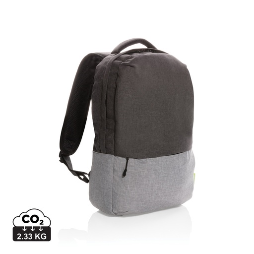 [P760.122] Duo colour RPET 15.6" RFID laptop backpack PVC free