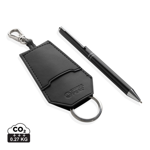 SP Tula RCS certified rPET PU key holder and pen set