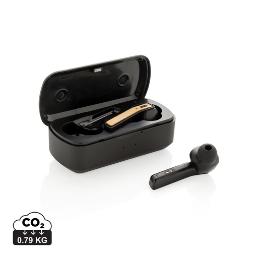 [P329.061] Bamboo Free Flow TWS earbuds in case