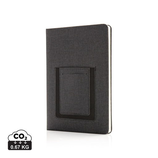 [P772.002] Deluxe A5 Notebook with phone pocket