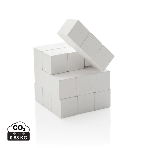 [P940.113] Wooden brain game in canvas pouch - ECO