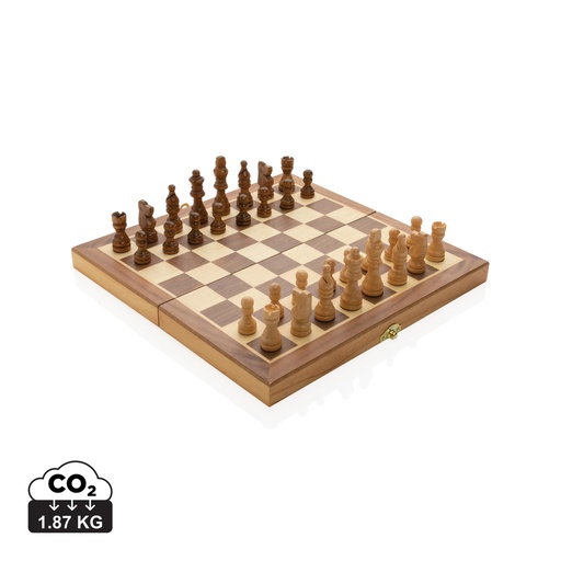 [P940.129] Luxury wooden foldable chess set