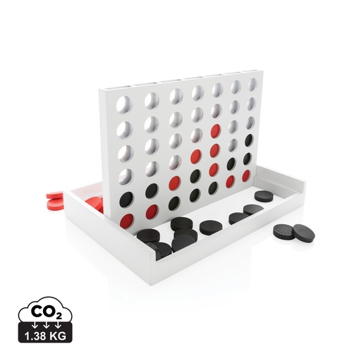 [P940.243] Connect four wooden game