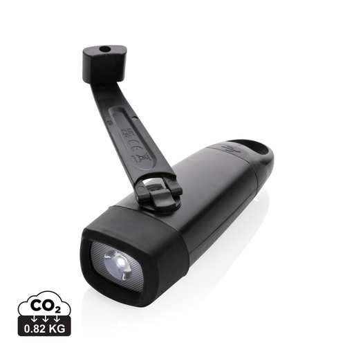 [P513.621] Lightwave RCS rplastic USB-rechargeable torch with crank