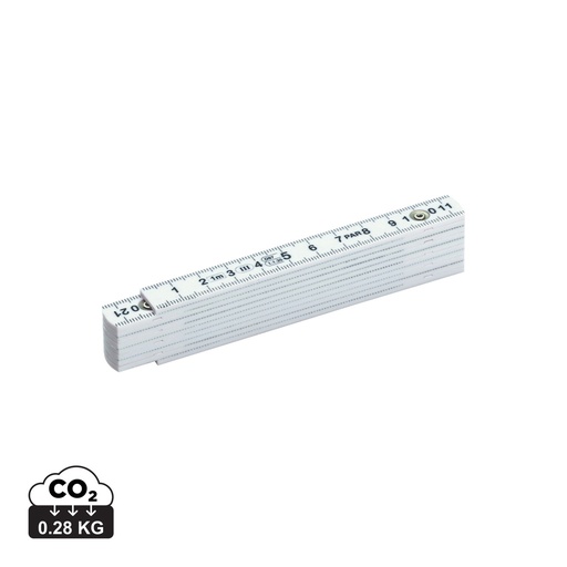 [P6207H-E] Fibreglass folding rule - 1m