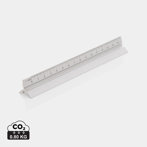 [P165.142] 15cm. Aluminum triangular ruler