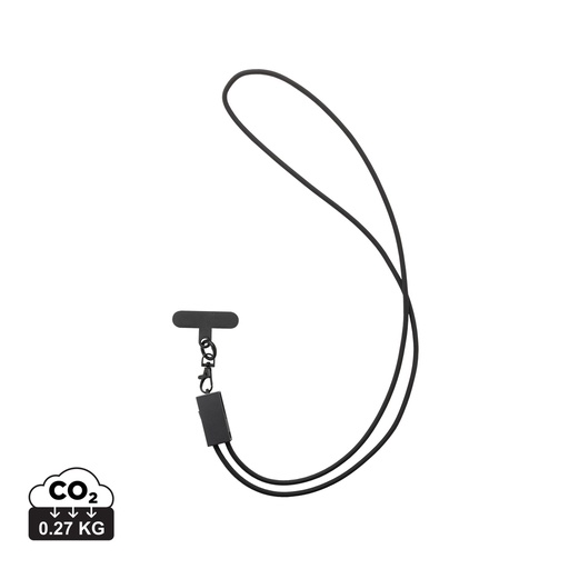 [P302.5402] Terra RCS recycled PET phone cord with dual charge cable