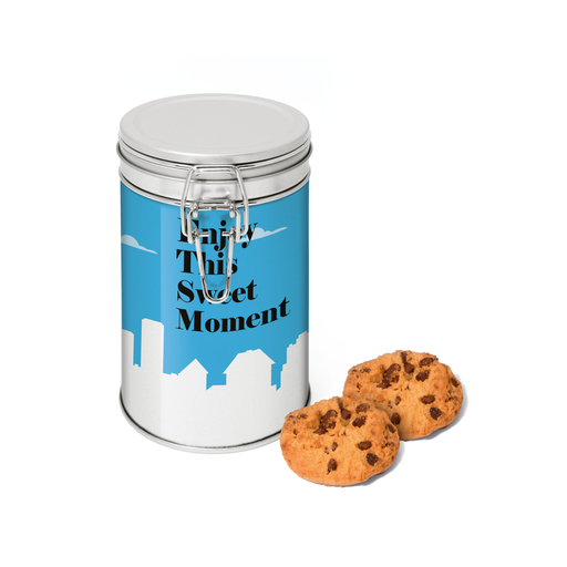 [103097] Flip Top Tin - Silver - Maryland Cookies