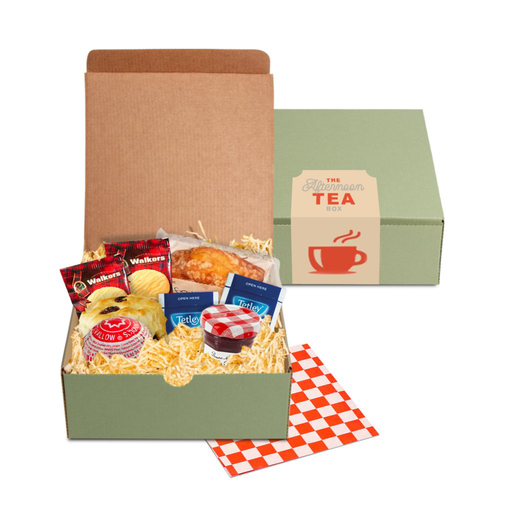 [105994] Gift Boxes - Square Gift Box - Afternoon Tea